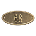 Madison Oval Petite Wall Address Plaque