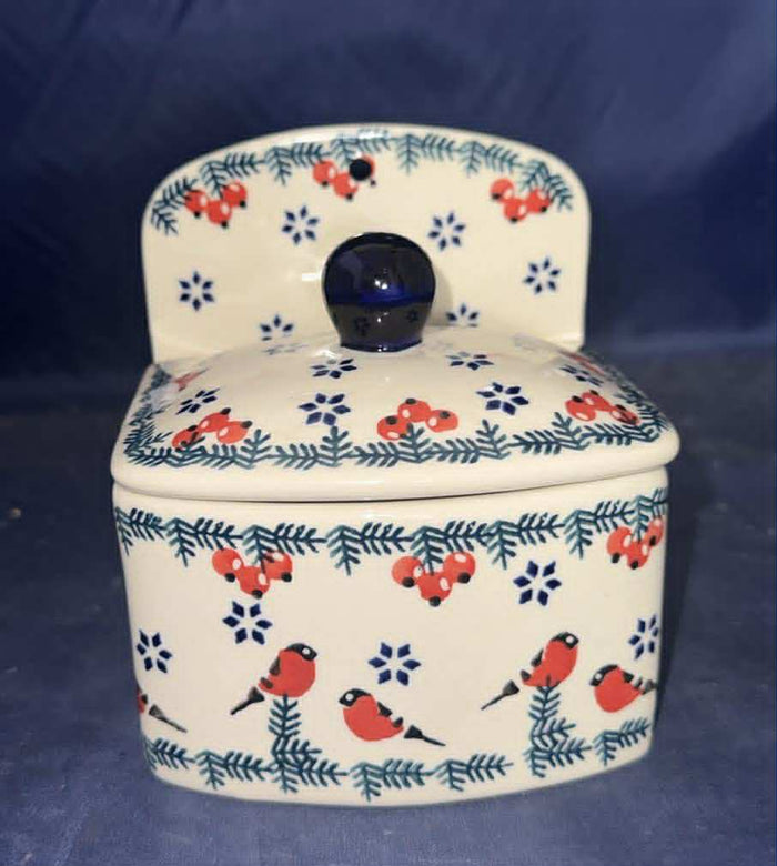 Manufaktura Red Bird Wall Jar - Shape: S104 - Pattern: Red Bird (GILE)