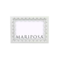 Mariposa White Acrylic Double Scallop Frame