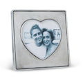 Match Pewter Heart in Square Frame