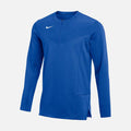 Men's 1/2 Zip Long-Sleeve Football Top, Game Royal - SV SPORTS