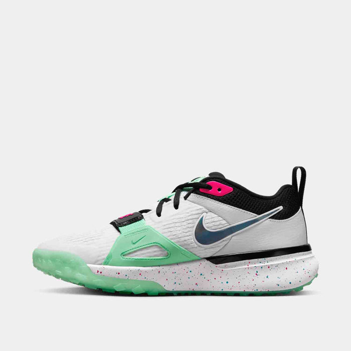 Side medial view of Nike Men's Air Zoom Diamond Elite Turf Baseball Shoes.