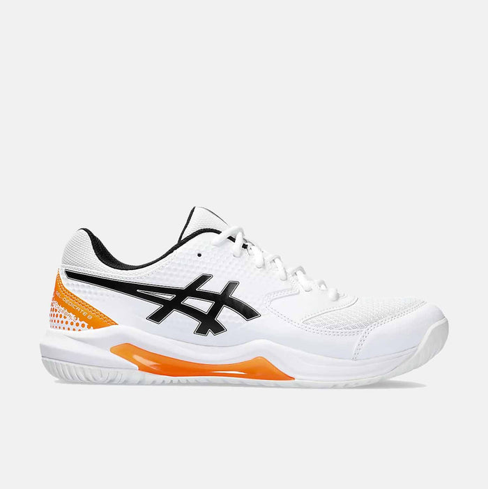 Side view of Men's Asics Gel-Dedicate 8 Pickleball Shoes.