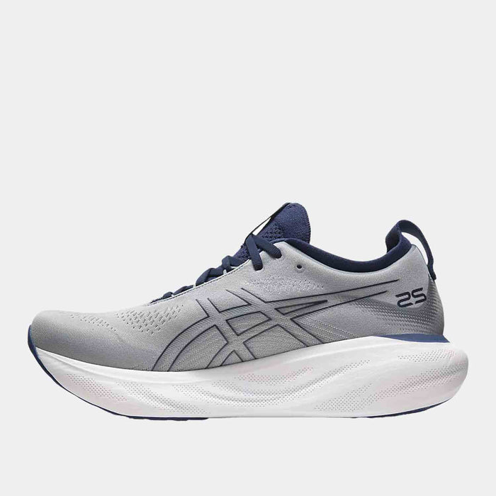 Side medial view of the Men's Asics Gel-Nimbus 25 Running Shoes.