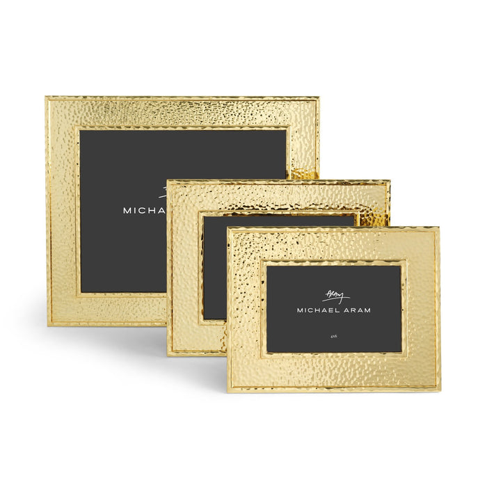 Michael Aram Hammertone 8x10 Frame in Gold