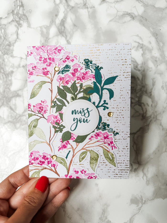 Miss You Greeting Card