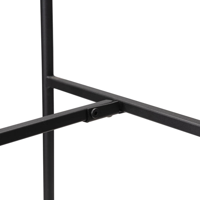 Modern Glossy Blue Metal Plant Stands, Set of 3