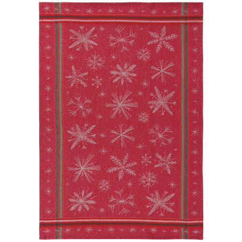 NOW Designs Dishtowel: Jacquard, Snowflakes