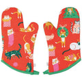 NOW Designs Oven Mitts (Set of 2): Let It Meow