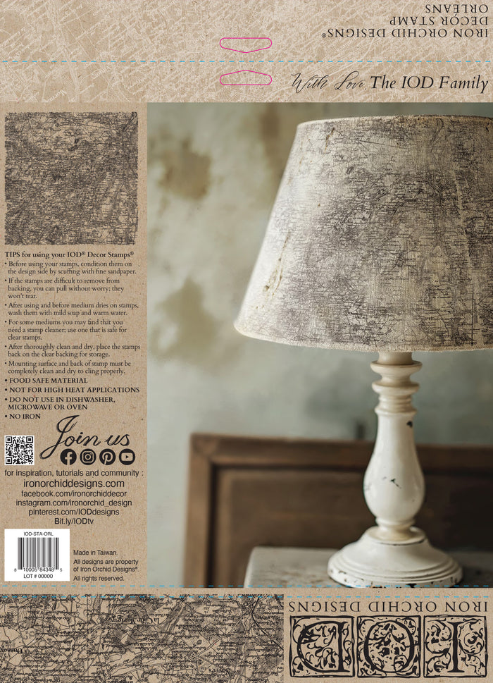 Orléans
IOD Stamp | 12” x 12” | Single Sheet
