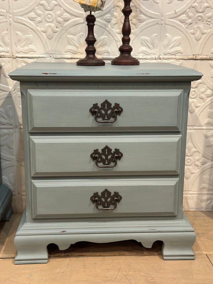 Pair of Blue Nightstands