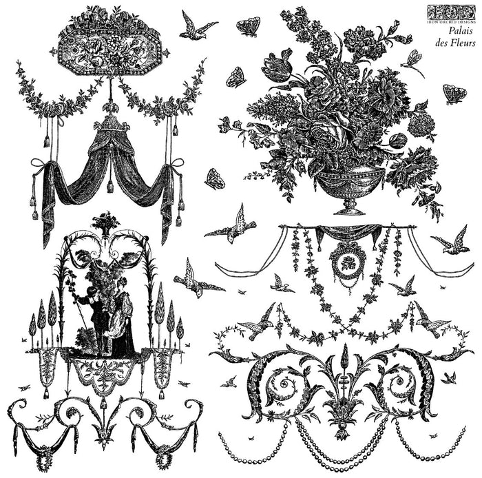 Palais des Fleurs 12 x 12 Stamp