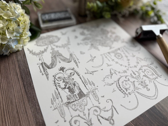Palais des Fleurs 12 x 12 Stamp