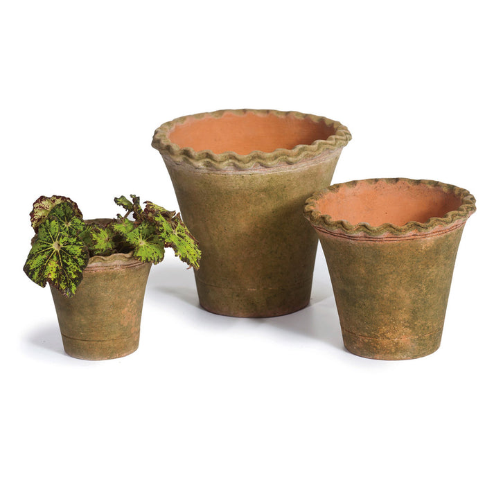 Pie Crust Nursery Planters, Short