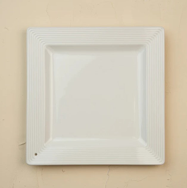 pinstripes square platter