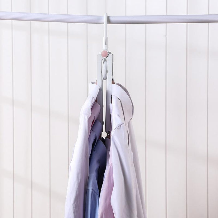 Portable 8 in 1 Foldable Travel Hangers Multi-Function Folding Magic Clothes Hangers