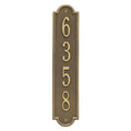 Richmond Vertical Standard Wall Address Plaque