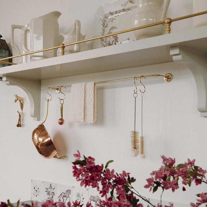 Roan Iris Stillwater Bar - Unlacquered Brass