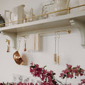 Roan Iris Stillwater Bar - Unlacquered Brass
