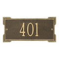 Roanoke Mini Wall Address Plaque