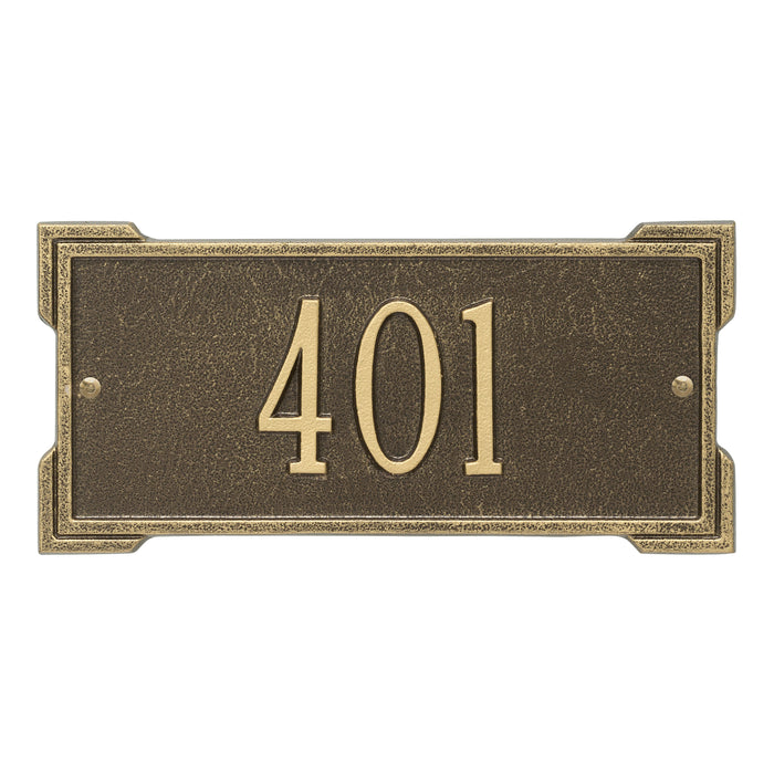 Roanoke Mini Wall Address Plaque