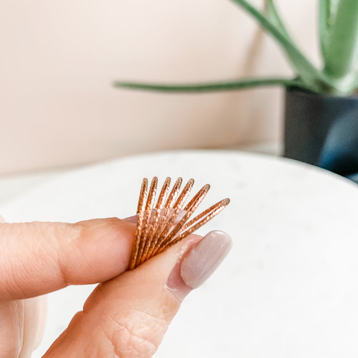 Rose Gold Sparkle Stacking Ring