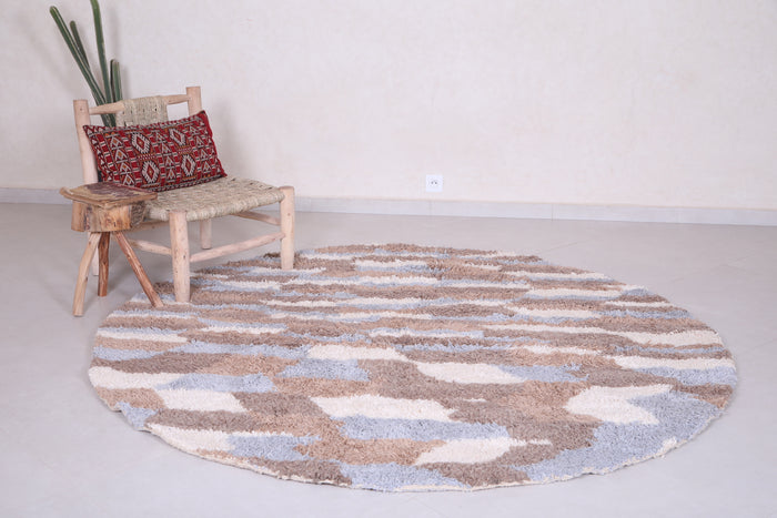Round berber rug - Custom rounded handmade rug