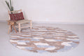 Round berber rug - Custom rounded handmade rug