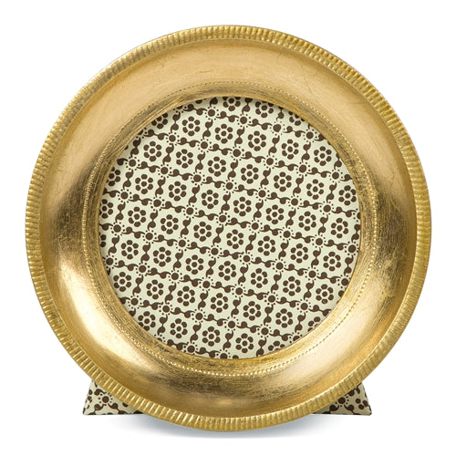 Round Gold Leaf Florentine Frame