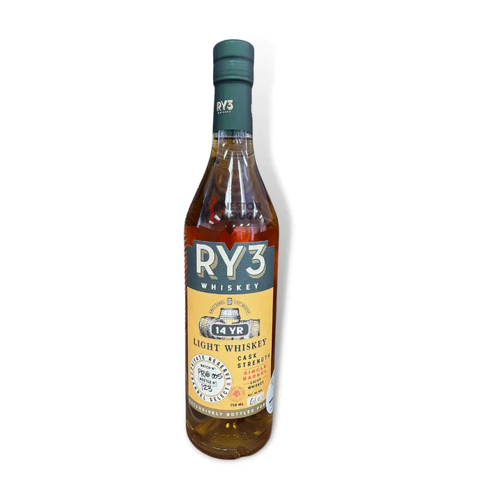 Ry3 14 Year Old Light Whiskey Light Whiskey Ry3 Whiskey
