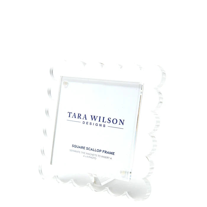 Scallop Acrylic Square Frame