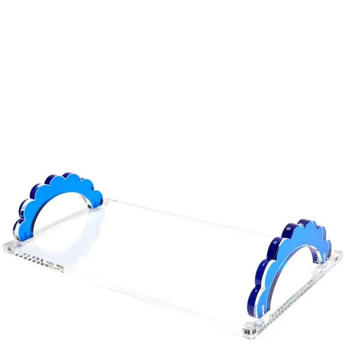 Scallop Handle Photo Tray