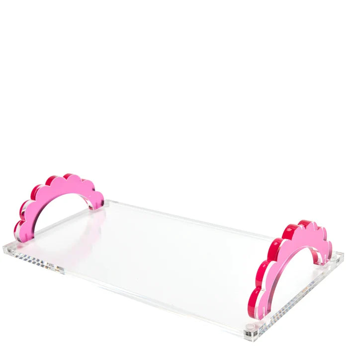 Scallop Handle Photo Tray