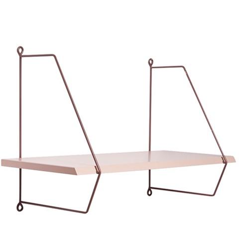 Scandinavian Wall Shelf Powder Pink