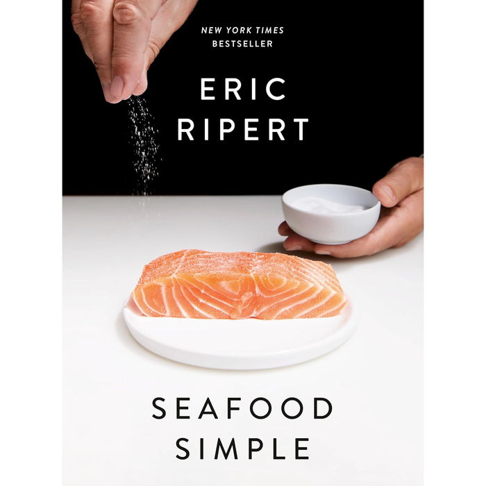 A cookbook cover for "seafood Simple"