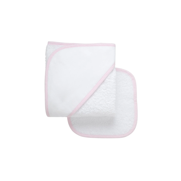 Seersucker Hooded Towel & Wash Cloth