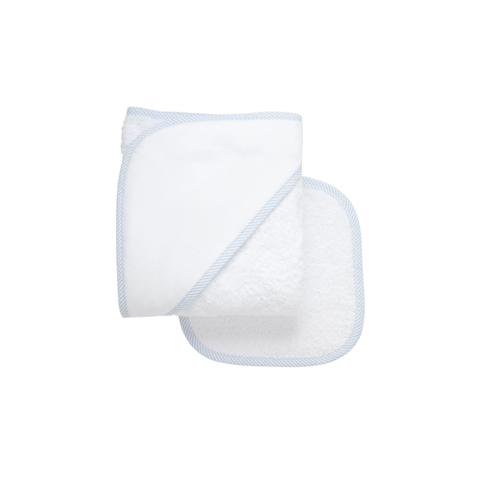Seersucker Hooded Towel & Wash Cloth
