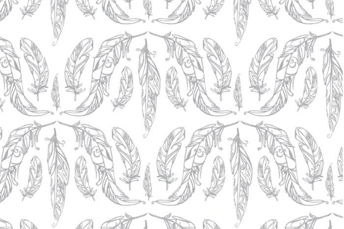 Short Sleeve Bib Cover - Feather White