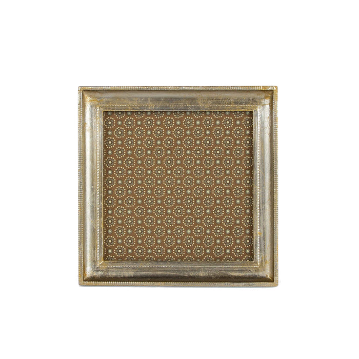 Siena Silver Leaf Florentine Frame, 3x3