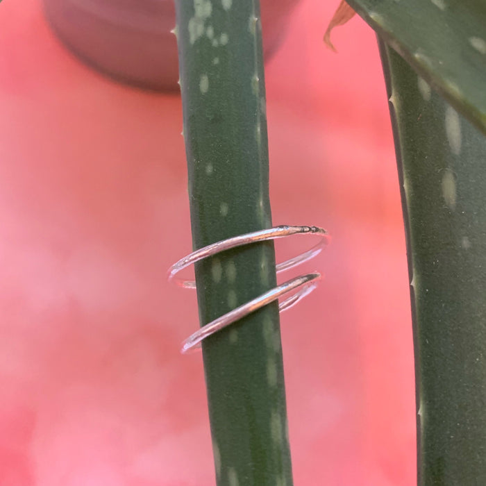 Silver Smooth Stacking Ring - The Catalyst Mercantile