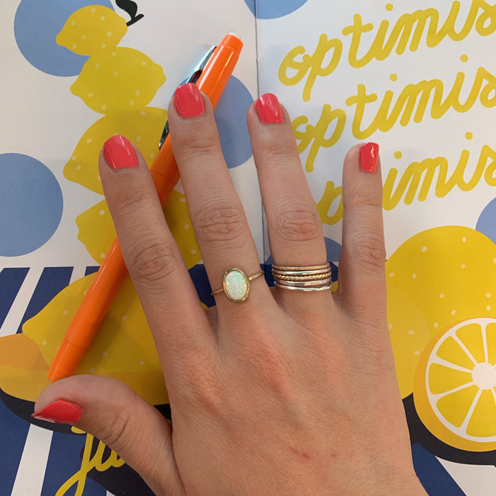 Silver Smooth Stacking Ring - The Catalyst Mercantile