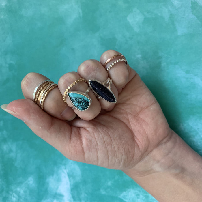 Silver Smooth Stacking Ring - The Catalyst Mercantile