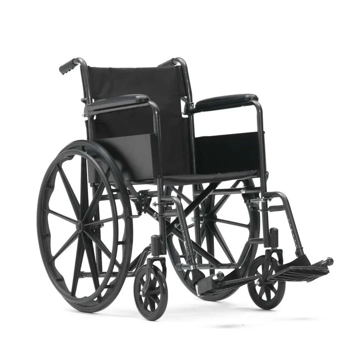 Silver Sport Steel Self Propelled Wheelchair