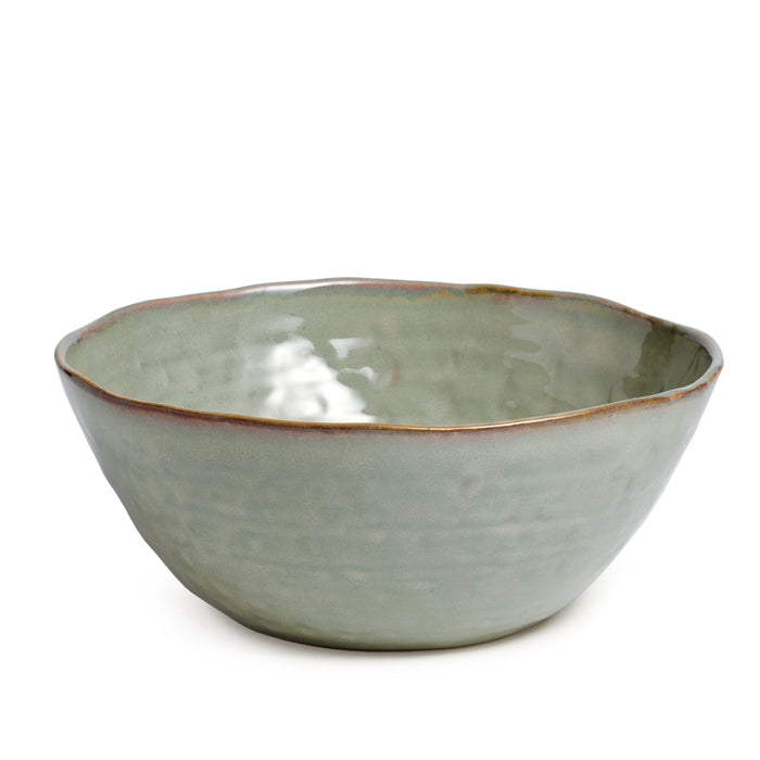 Simon Pearce Burlington Moss Glen Serving Bowl