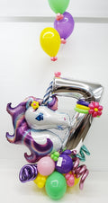 Small Unicorn Balloon Bouquet