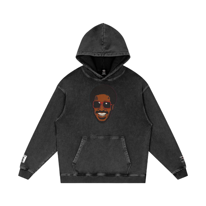Songs in the Key of Life - Snow Washed Loose Cotton Hoodie