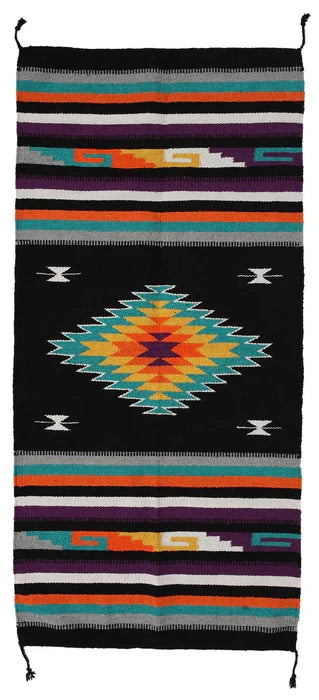 Southwest Design Acrylic Rug; 4'x6'; HAZT4X6-26