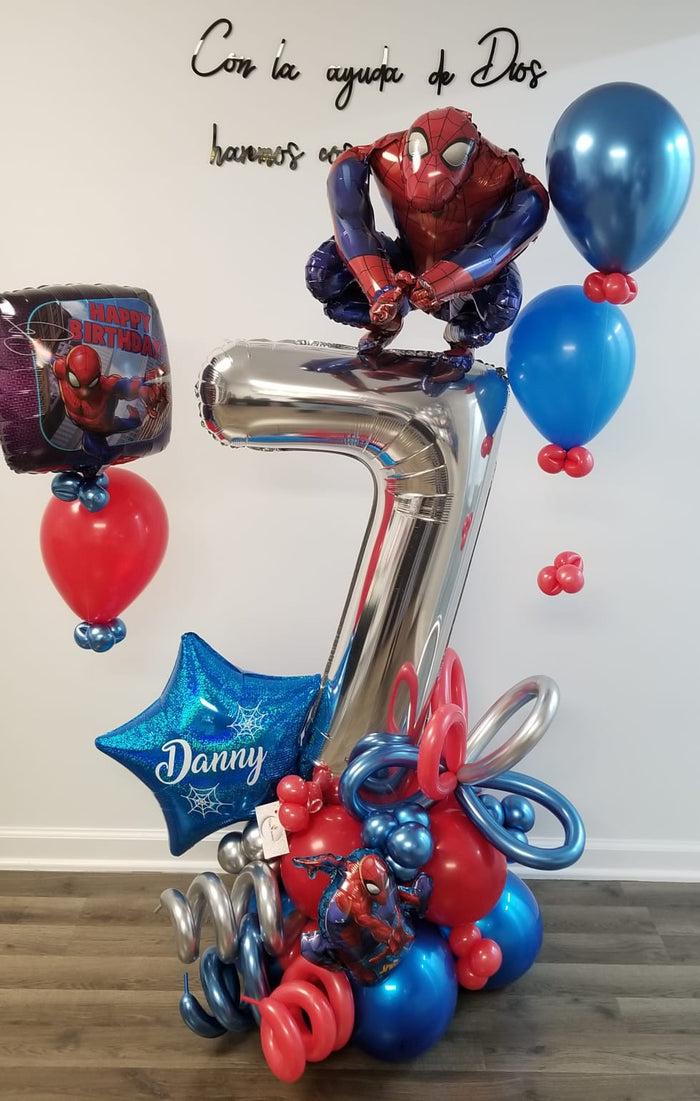 Spiderman Balloon Bouquet