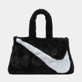 Front view of the Nike Sportswear Faux Fur Tote.