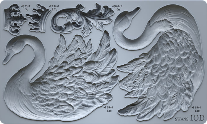 Swans
IOD Mould | 6” x 10”